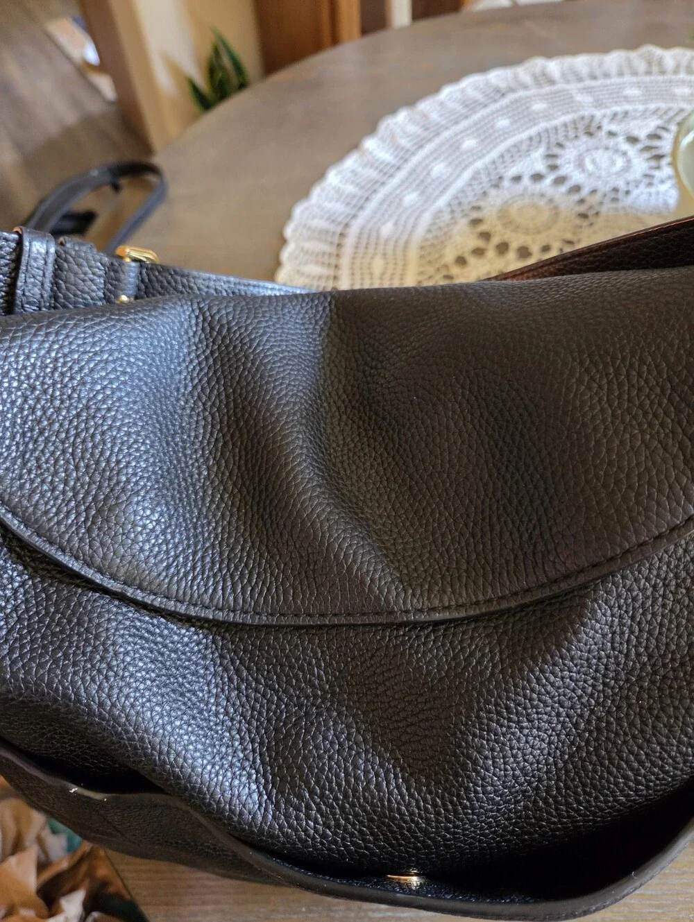 Marc Jacobs Empire City Blk. Pebbled Leather Hobo/Sh. Bag.🖤💛